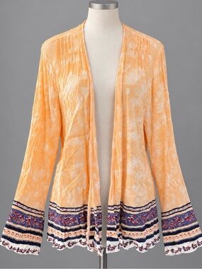 CHICO'S Southwestern Cardigan Jacket Top